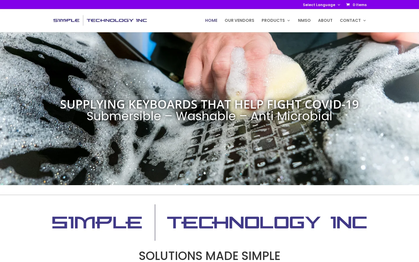 simpletechnology.com Homepage screenshot