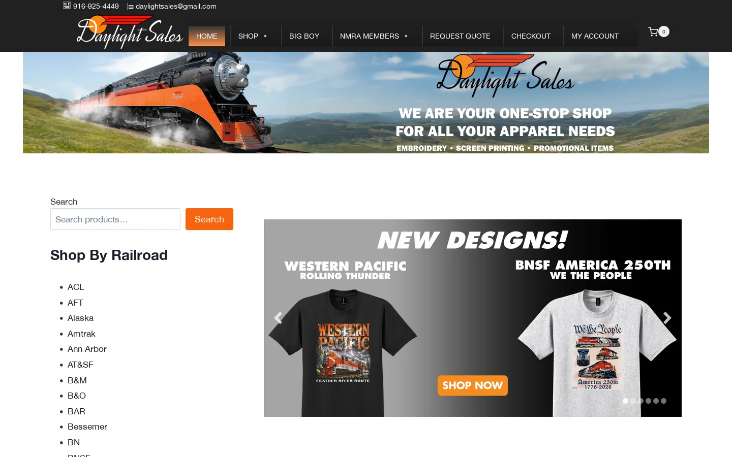Daylight Sales Daylight Sales Homepage screenshot