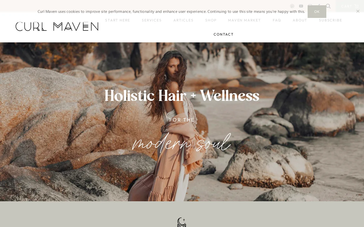 Curl Maven Homepage screenshot