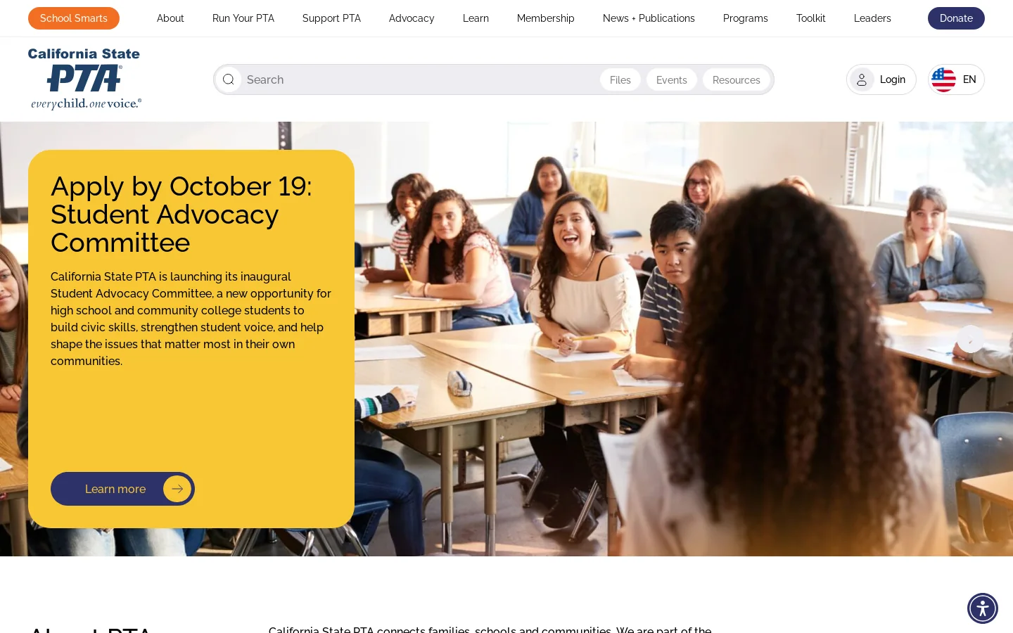 CAPTA Homepage screenshot