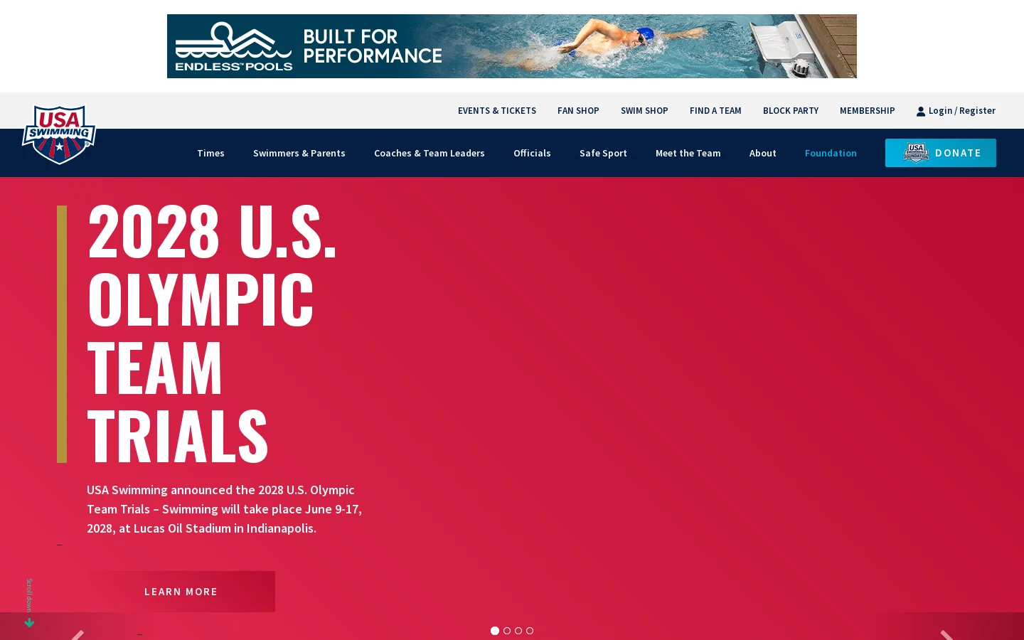 Home Homepage screenshot