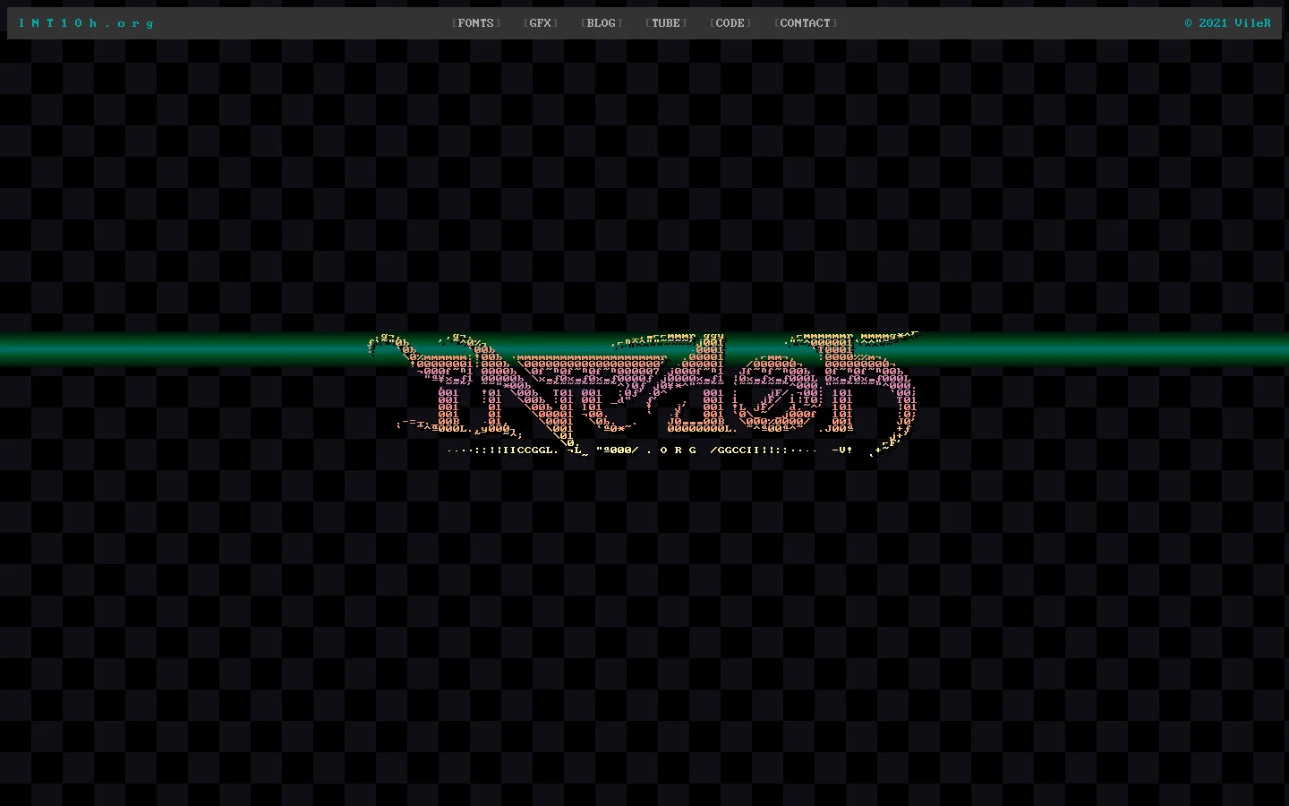 INT 10h Homepage screenshot