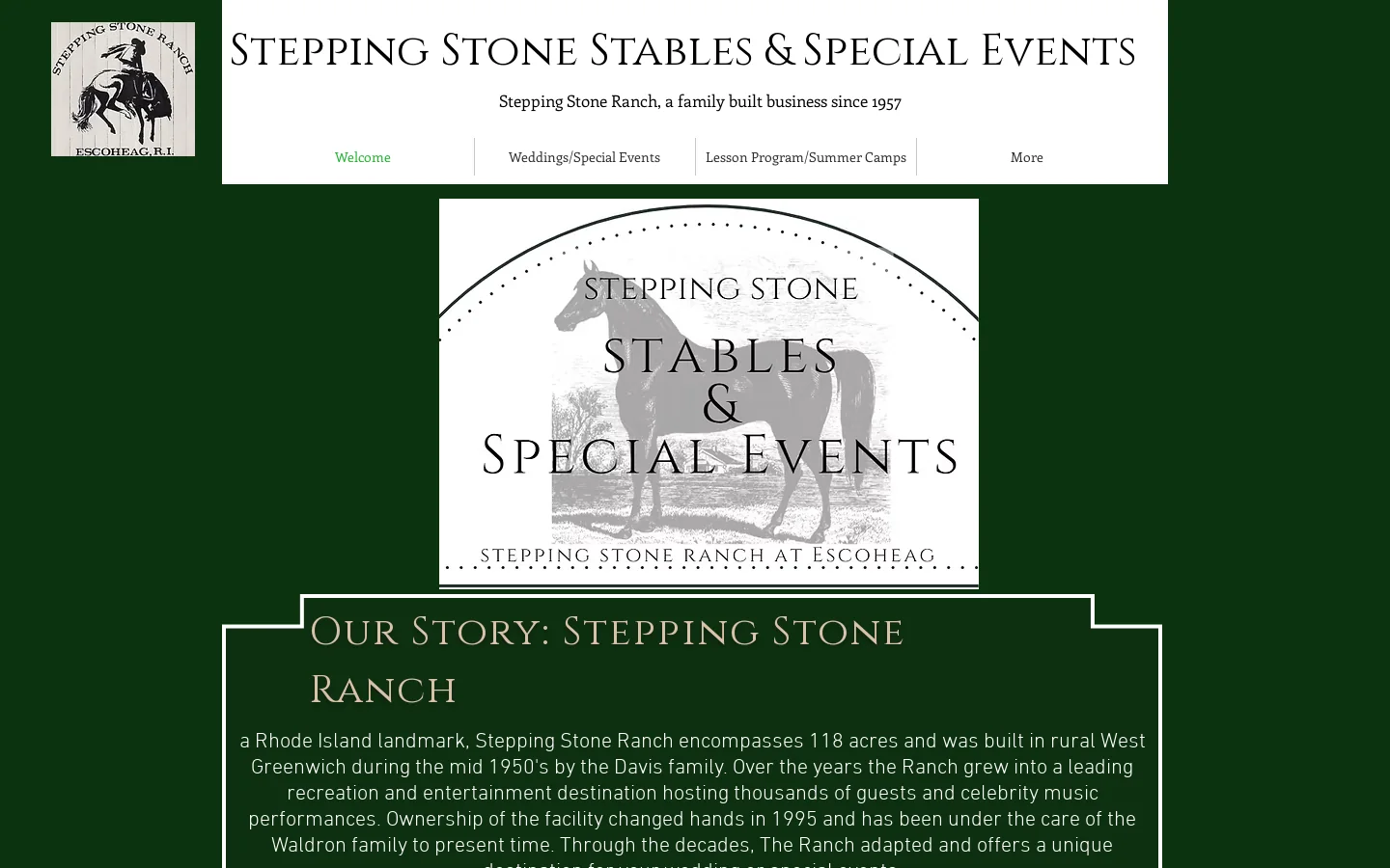 Steppingstoneranch Homepage screenshot