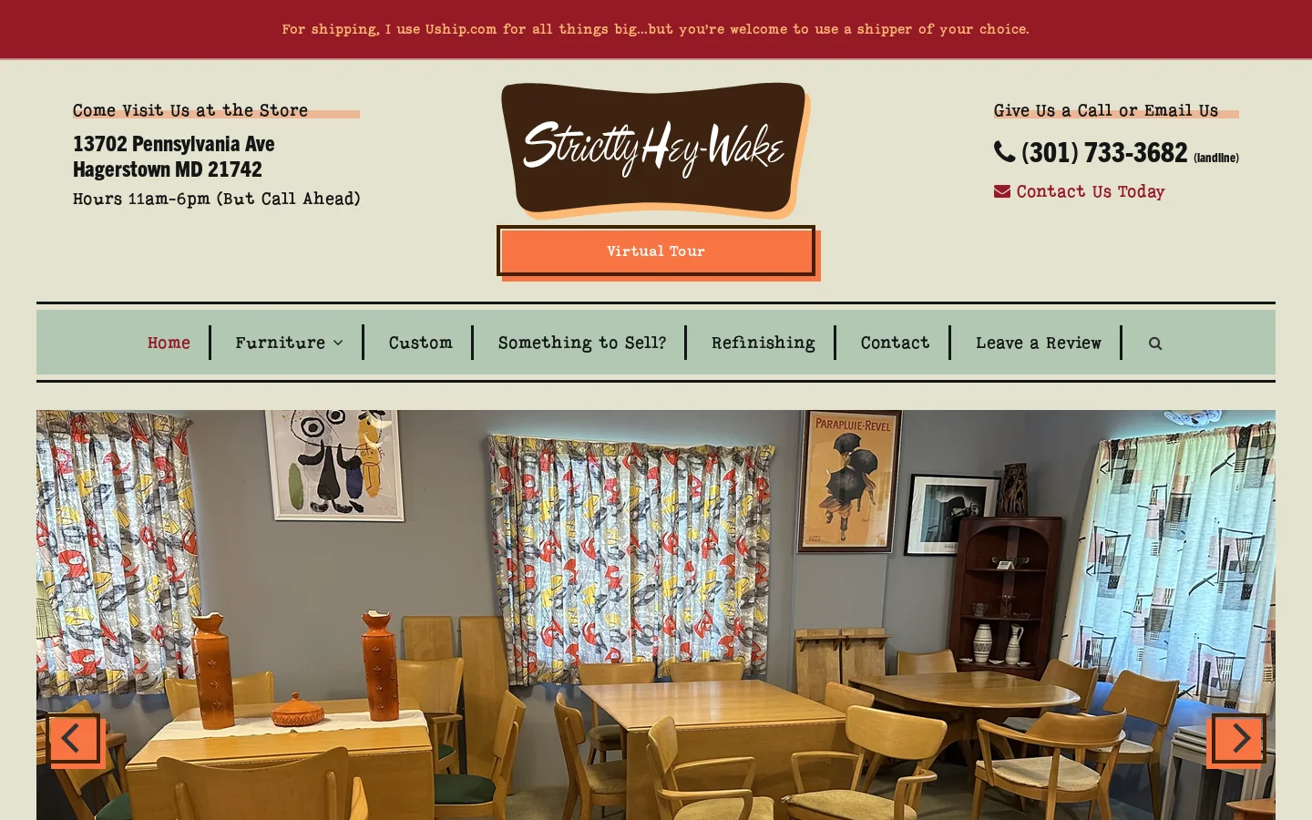 Strictly Hey-Wake Homepage screenshot