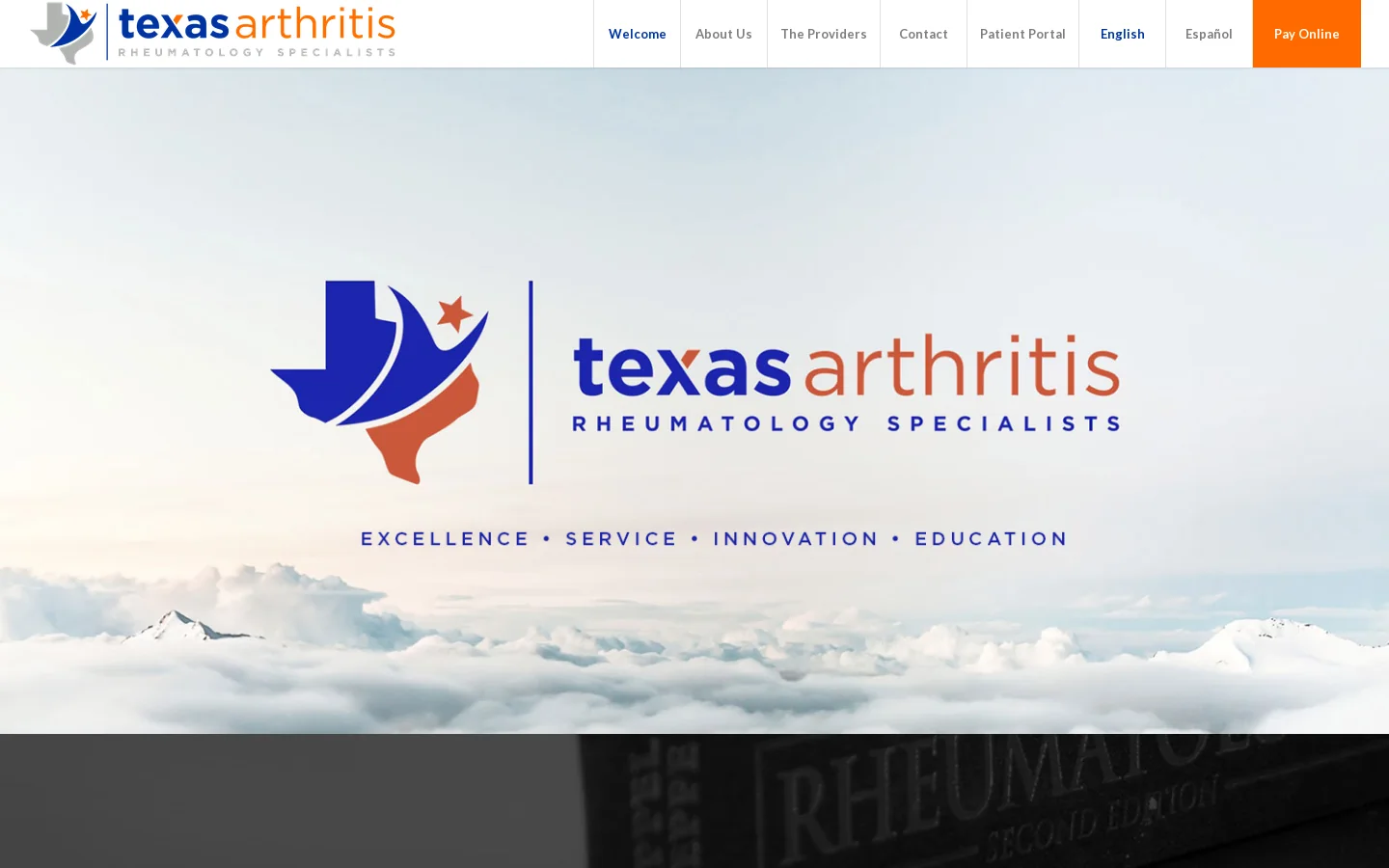 Texas Arthritis Homepage screenshot