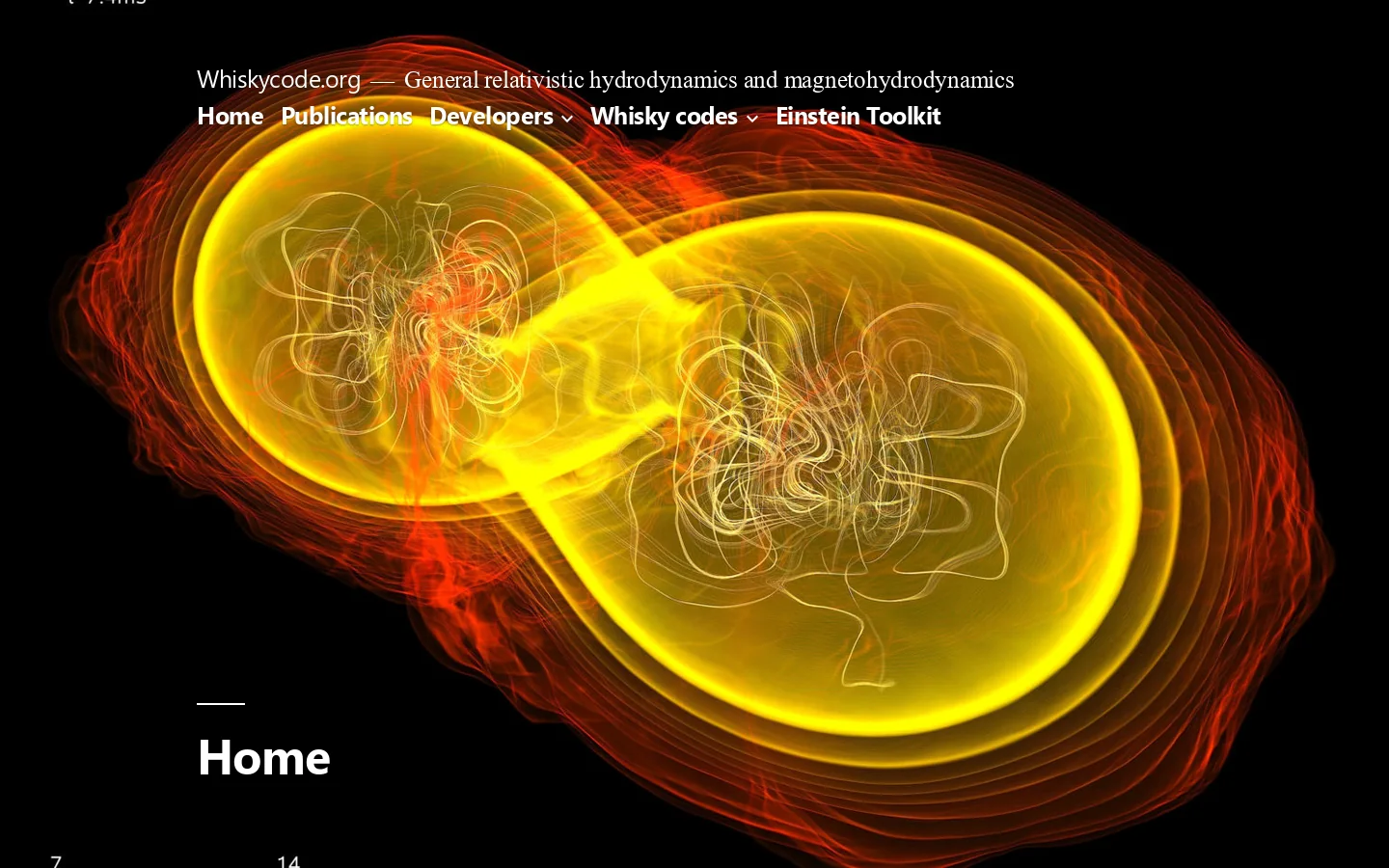 Whiskycode.org Homepage screenshot