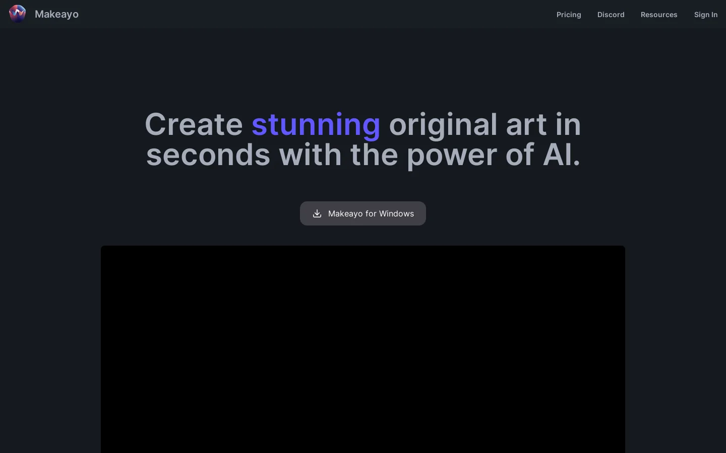 Makeayo makeayo.com Makeayo creates or edits images with generative AI and text-based controls. ↗ Homepage screenshot