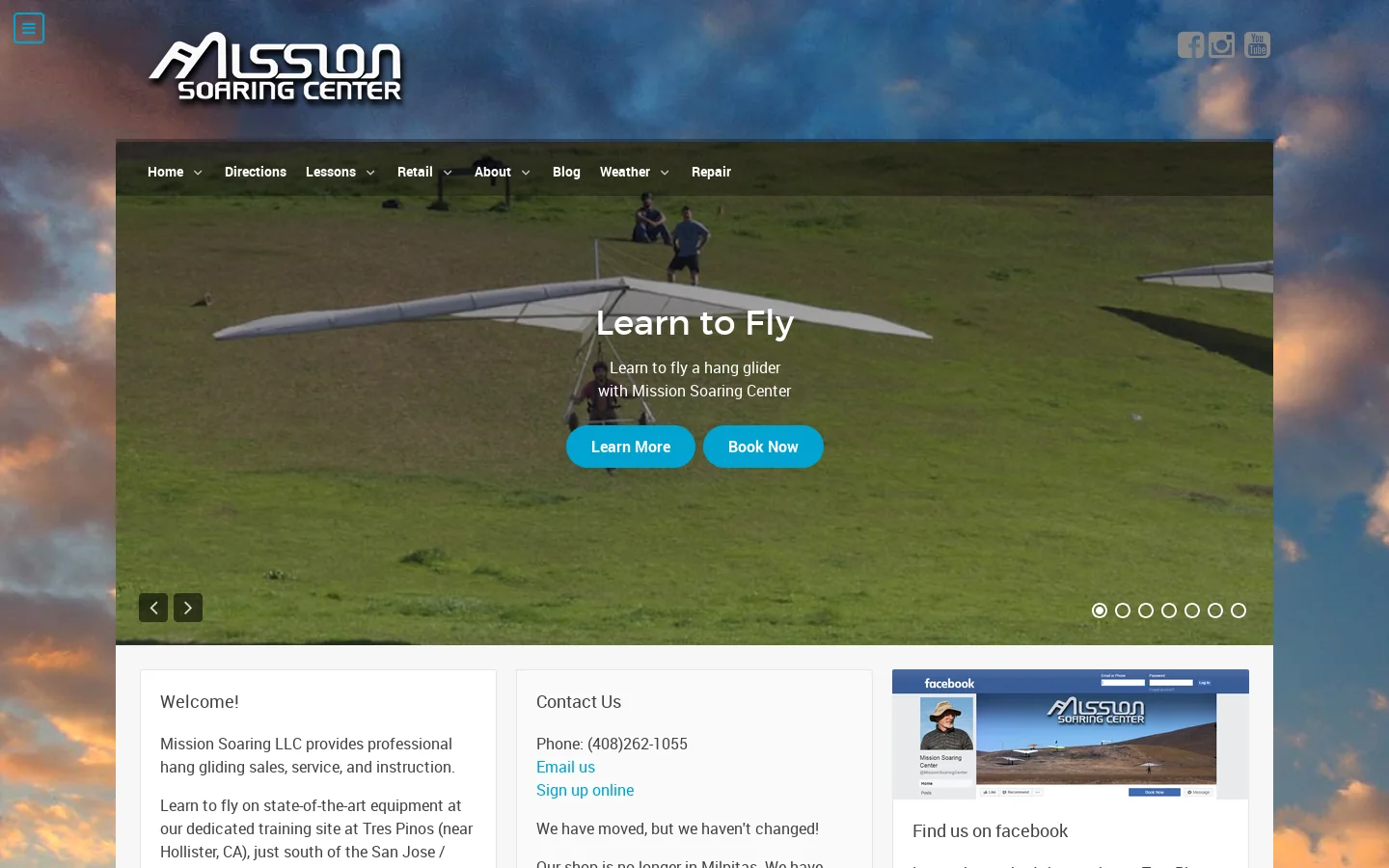 Home Homepage screenshot