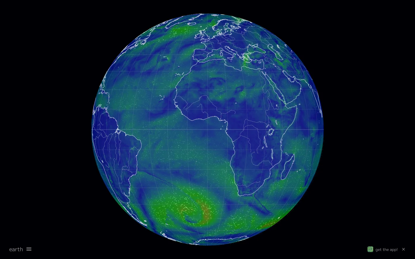 earth : Homepage screenshot