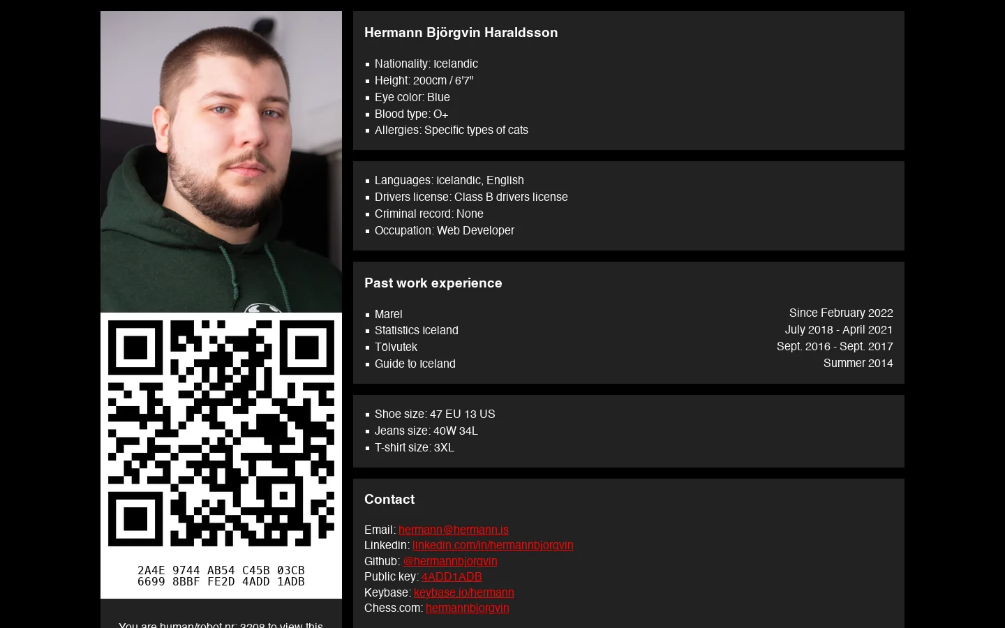 Hermann Homepage screenshot