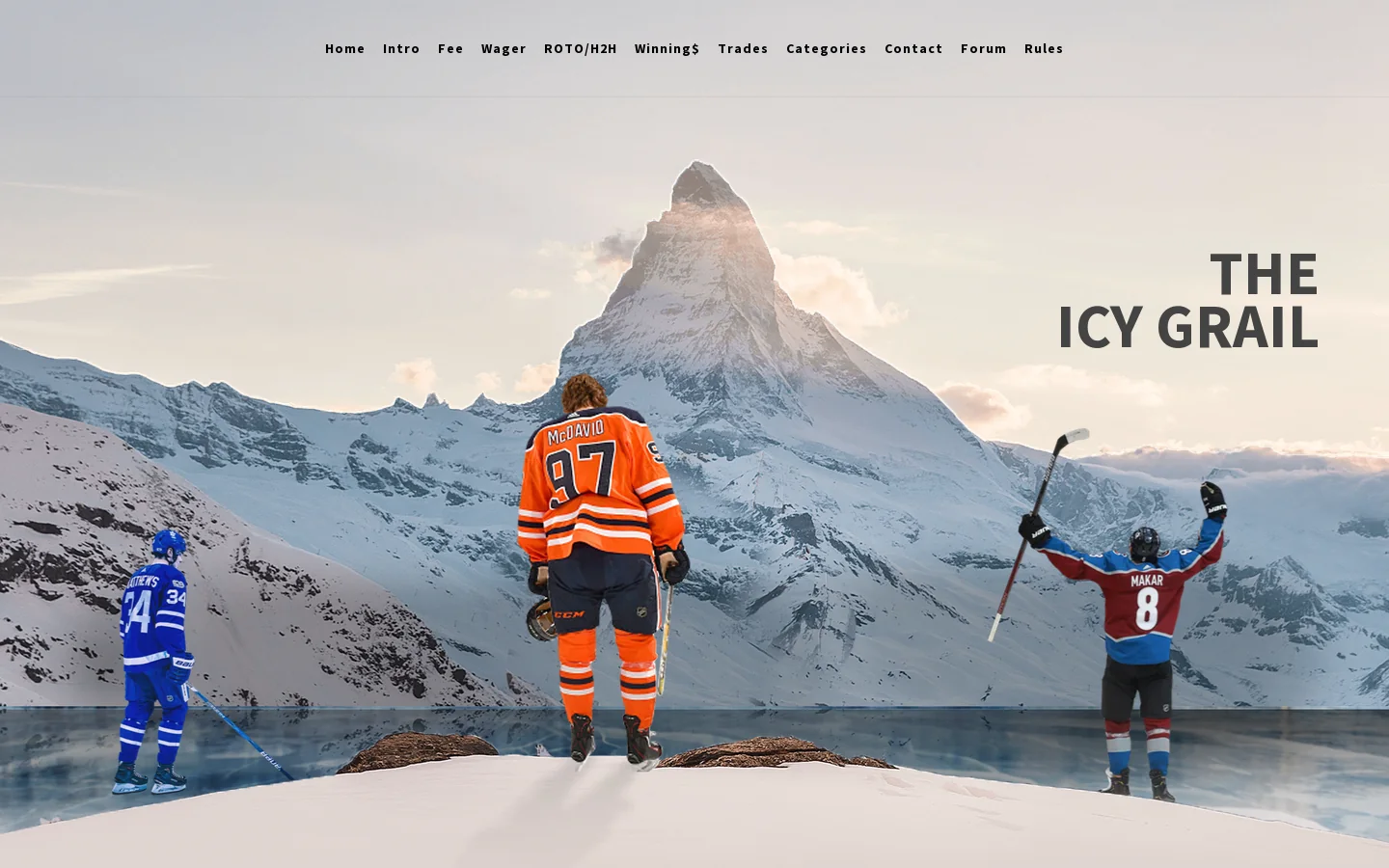 The Grail | Rules Page Homepage screenshot