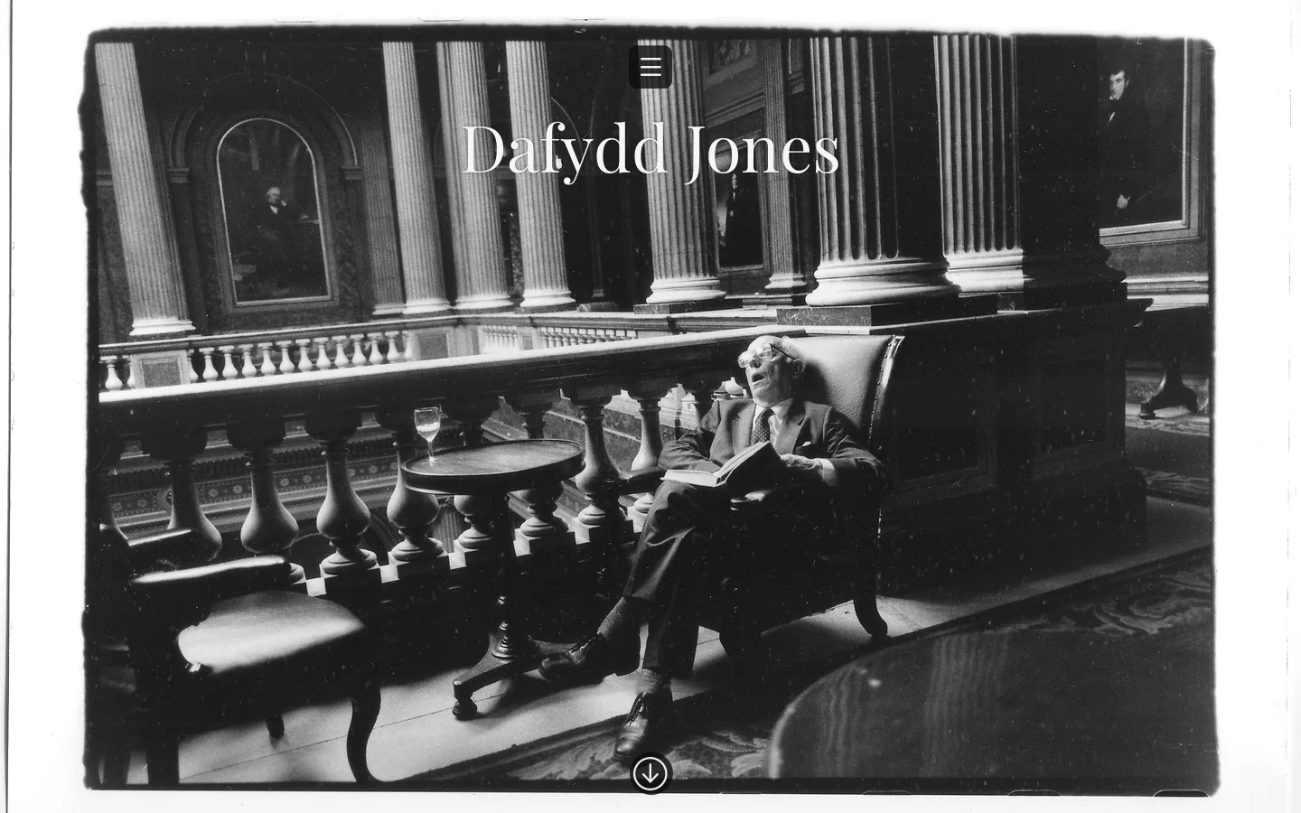 Dafydd Jones Homepage screenshot