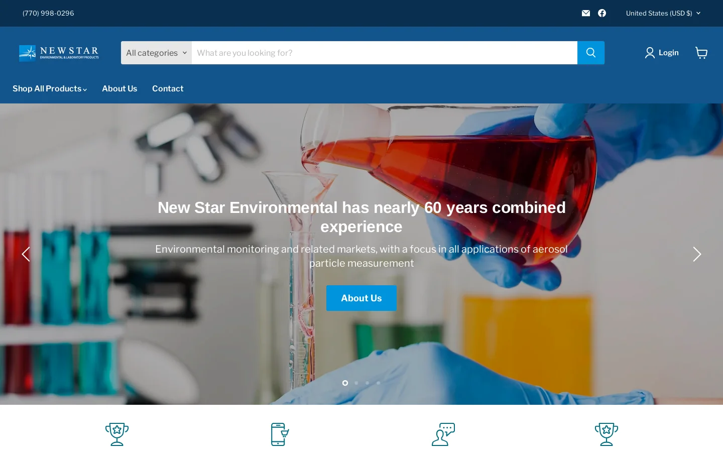 New Star Environmental Homepage screenshot