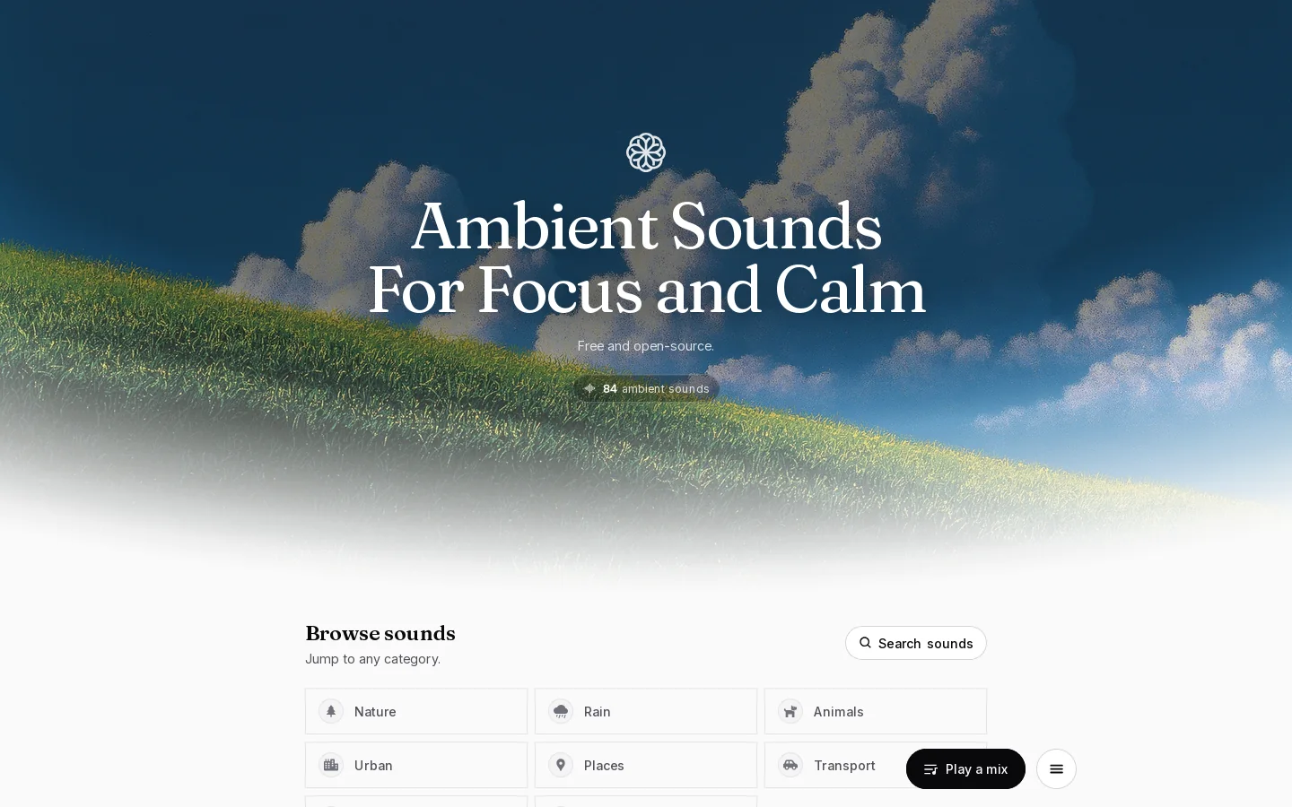 Moodist Homepage screenshot