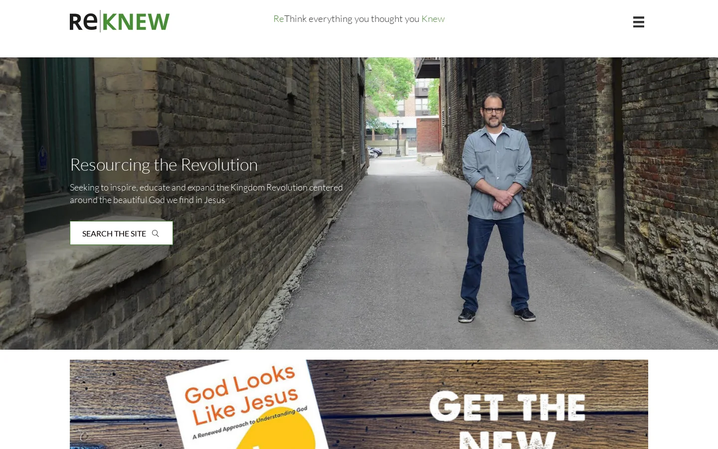 ReKnew Homepage screenshot