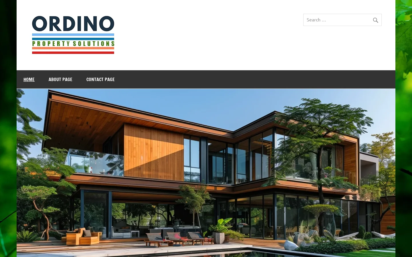 Ordino Property Solutions | Professional Solutions for Perfect Grounds Homepage screenshot