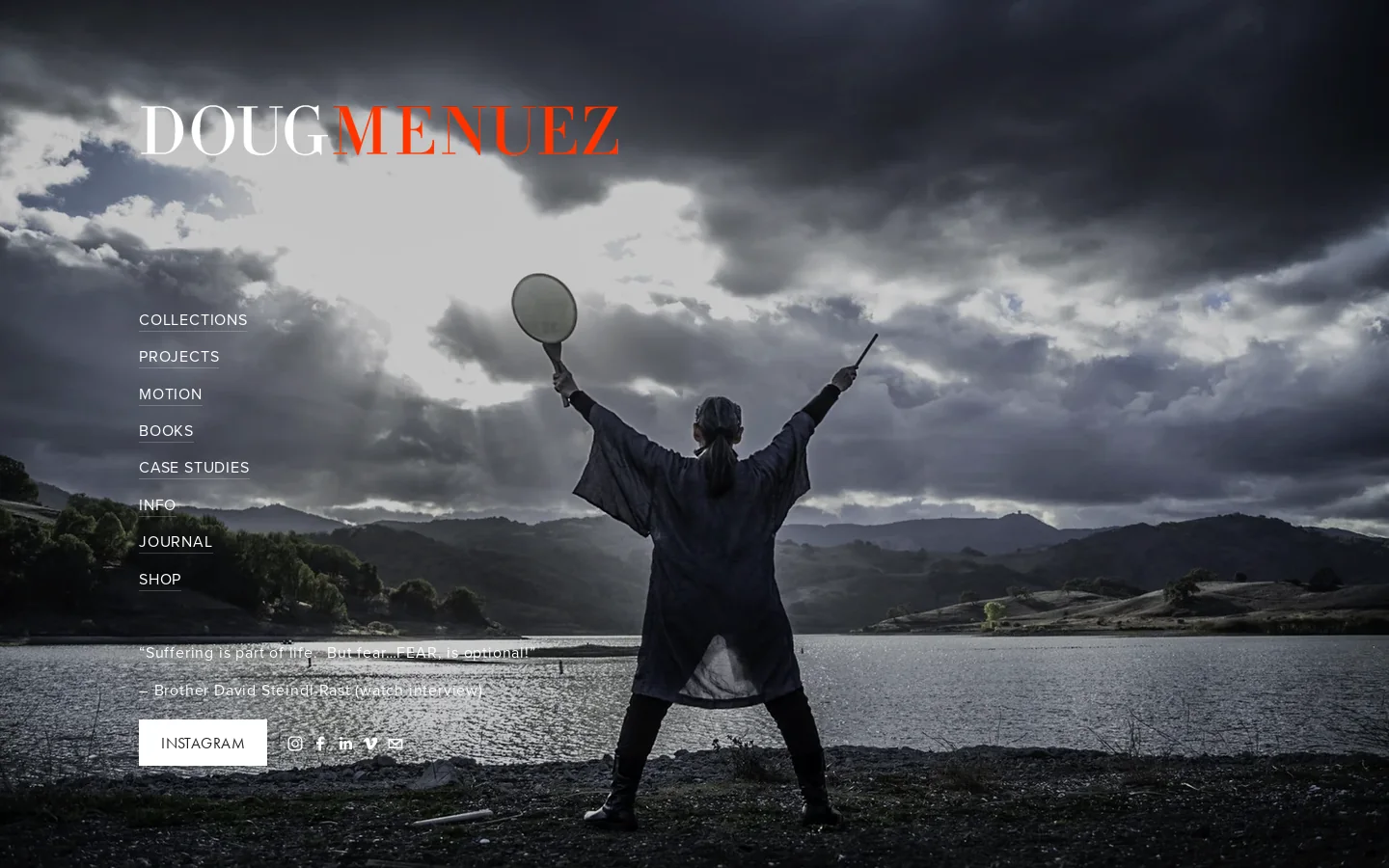 Doug Menuez: Photographer / Director Homepage screenshot
