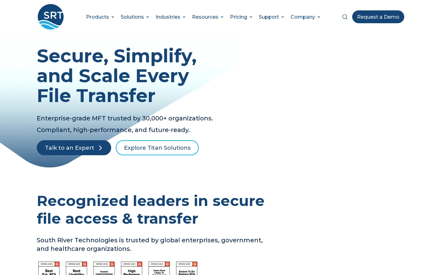 South River Tech Homepage screenshot