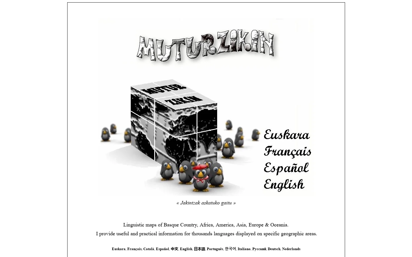 MuturZikin Homepage screenshot