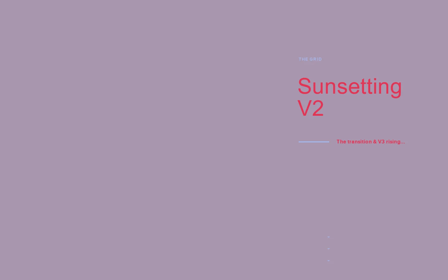 The Grid Homepage screenshot