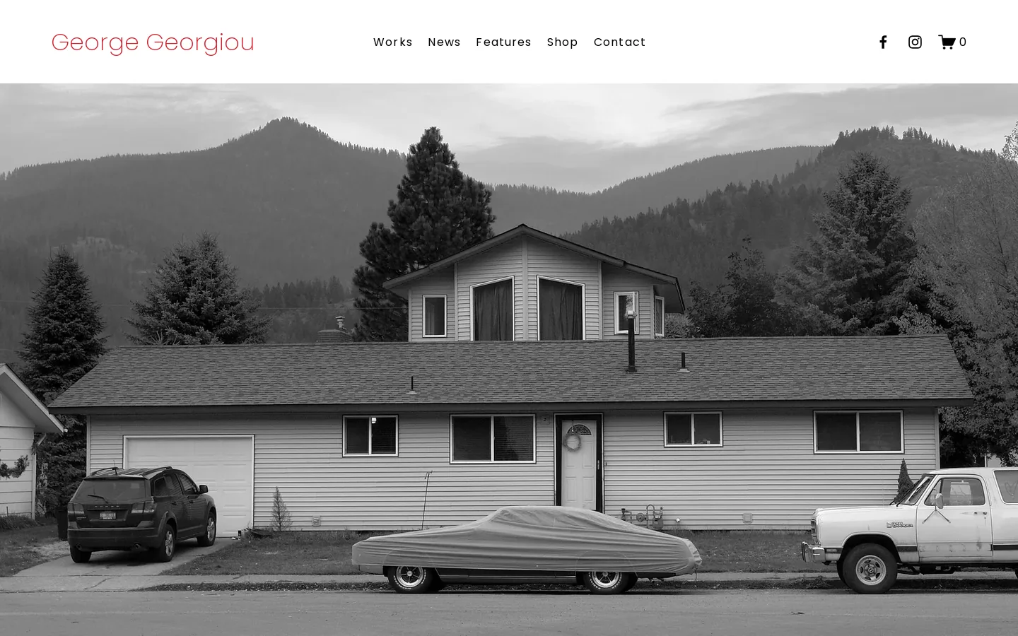 George Georgiou Homepage screenshot