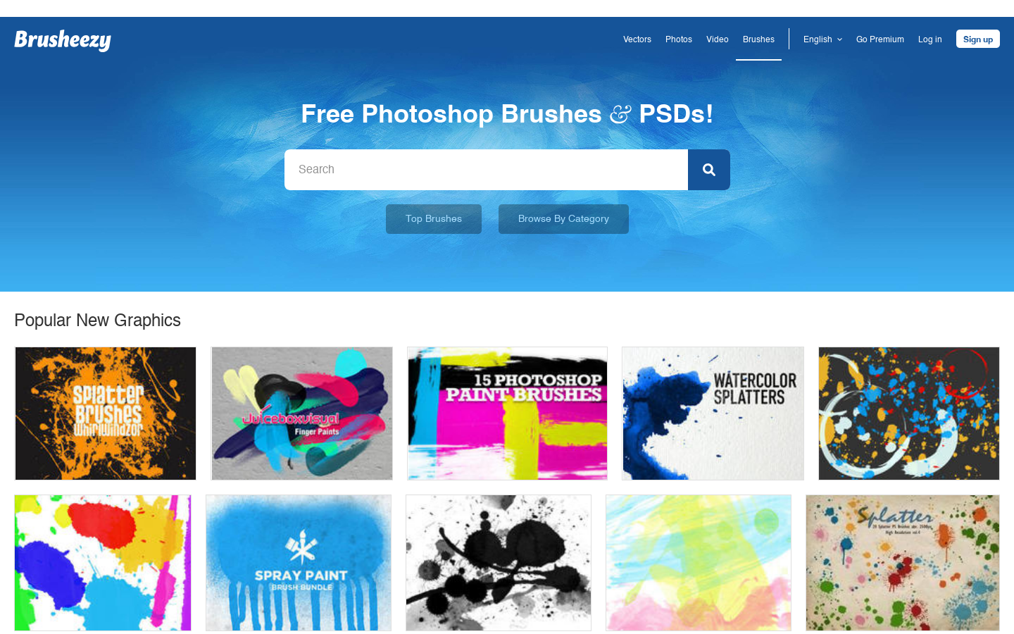 Free Photoshop Brushes at Brusheezy! Homepage screenshot