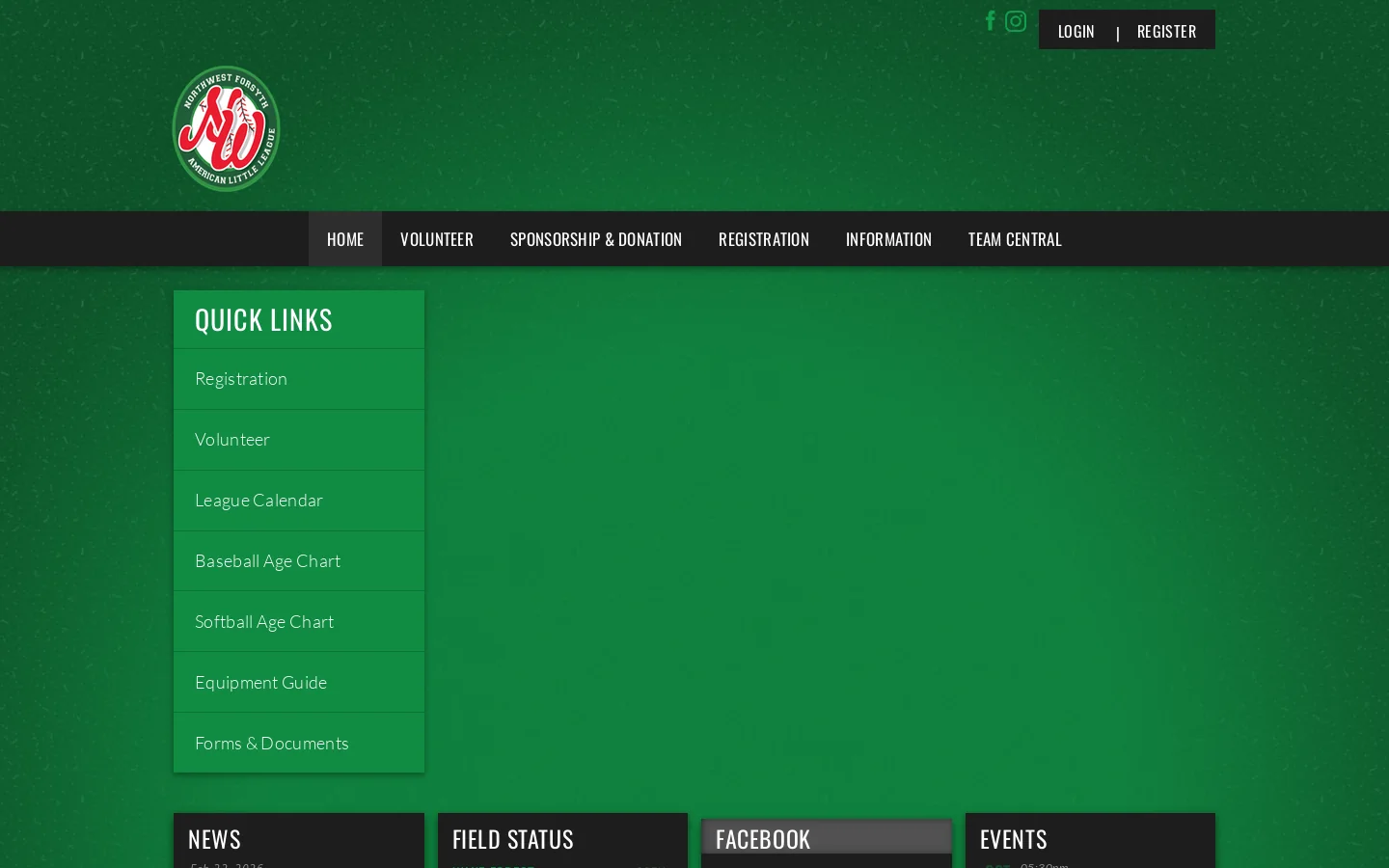 Home Homepage screenshot
