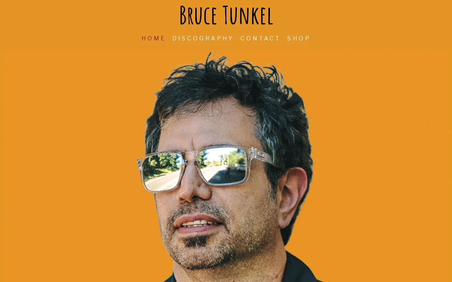brucetunkel.com Homepage screenshot