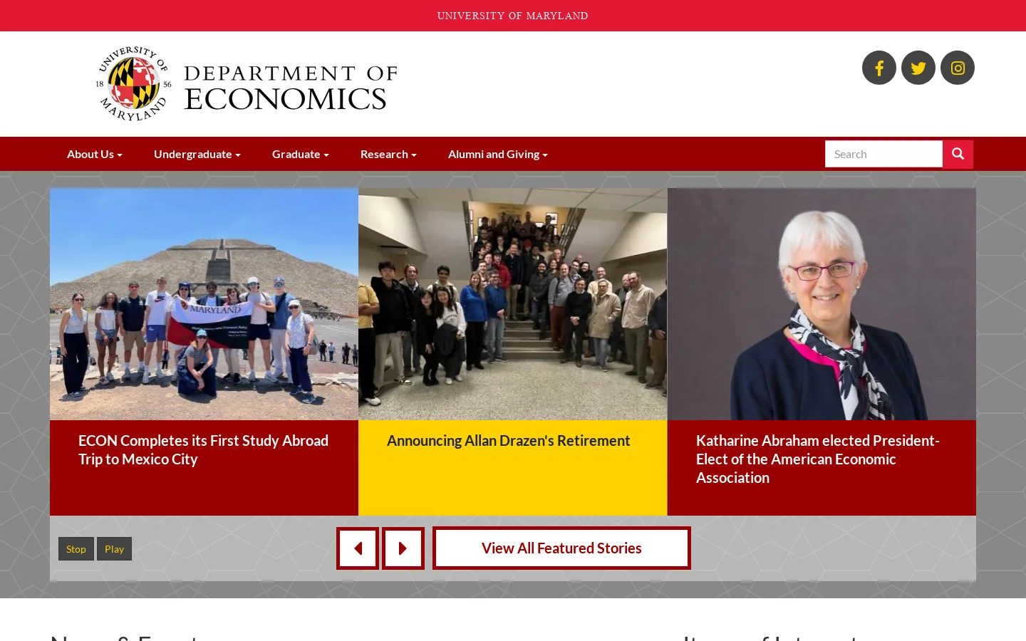 ECON Home Homepage screenshot