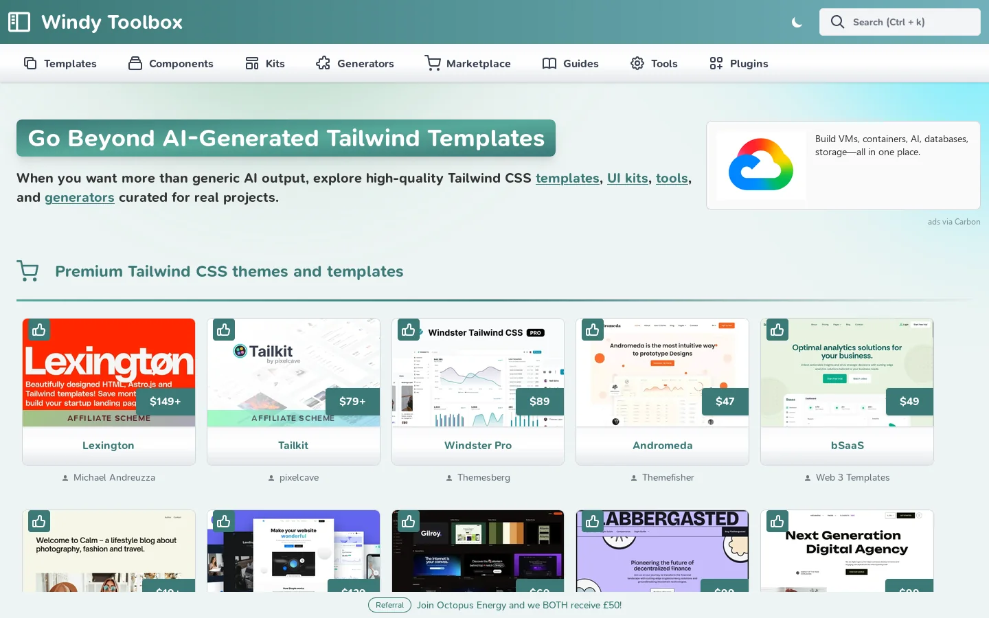 Windy Toolbox Homepage screenshot