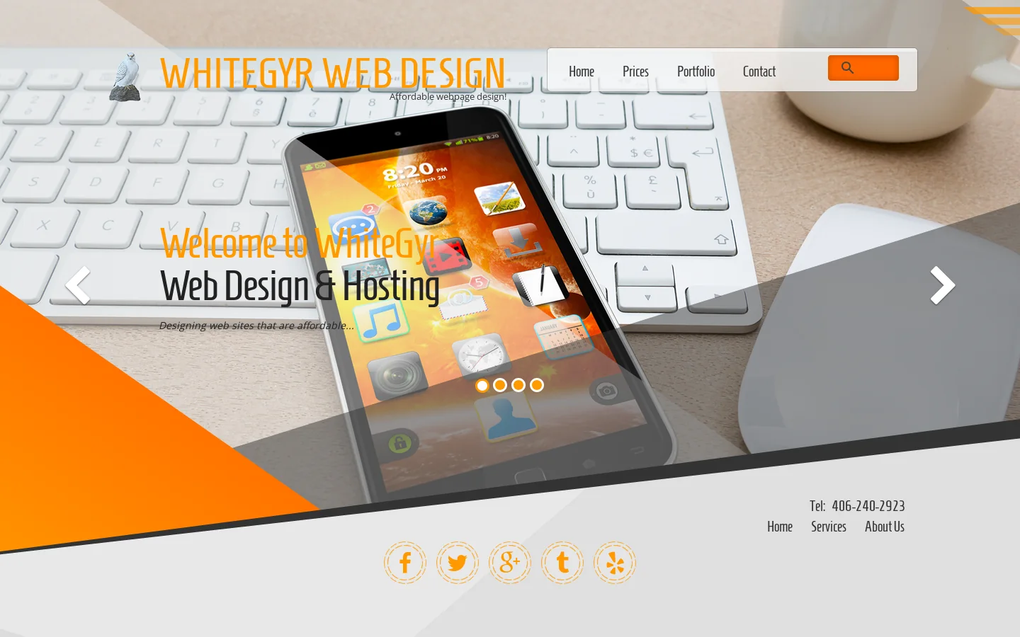 Web Page Design Missoula Montana - Affordable Web Page Design Homepage screenshot
