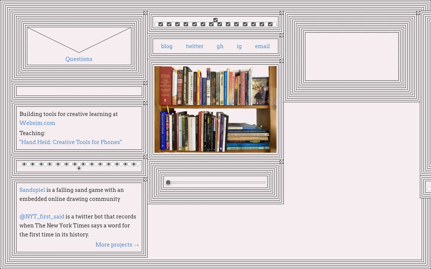 max-bittker Homepage screenshot