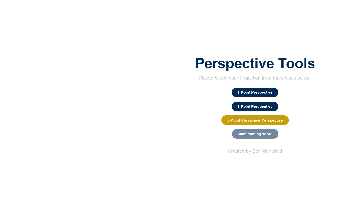 Perspective Tools Homepage screenshot