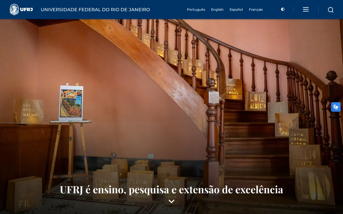 Universidade Federal do Rio de Janeiro – Universidade Federal do Rio de Janeiro Homepage screenshot