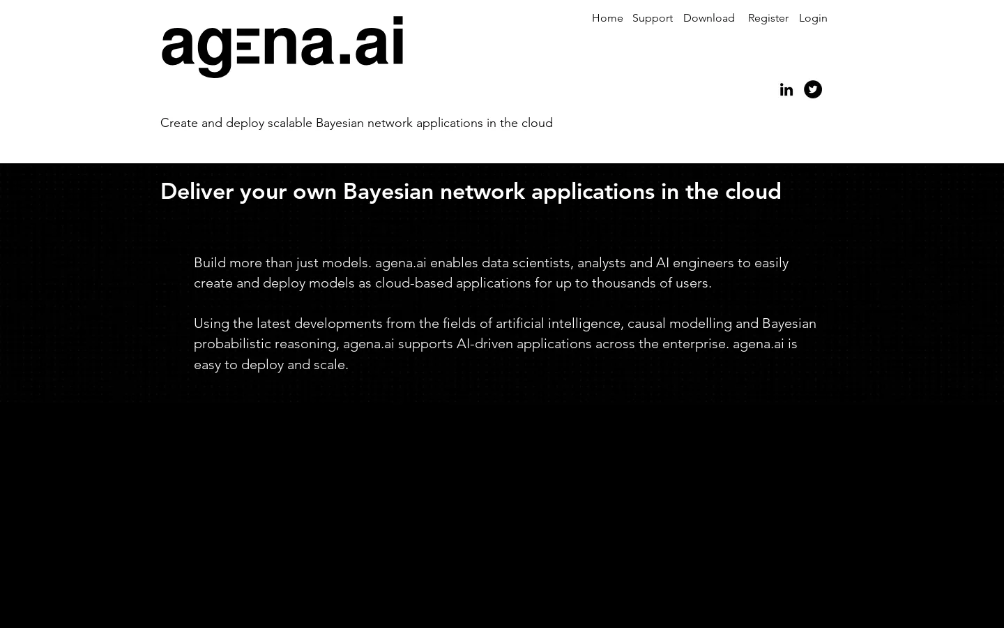 agena.ai Homepage screenshot