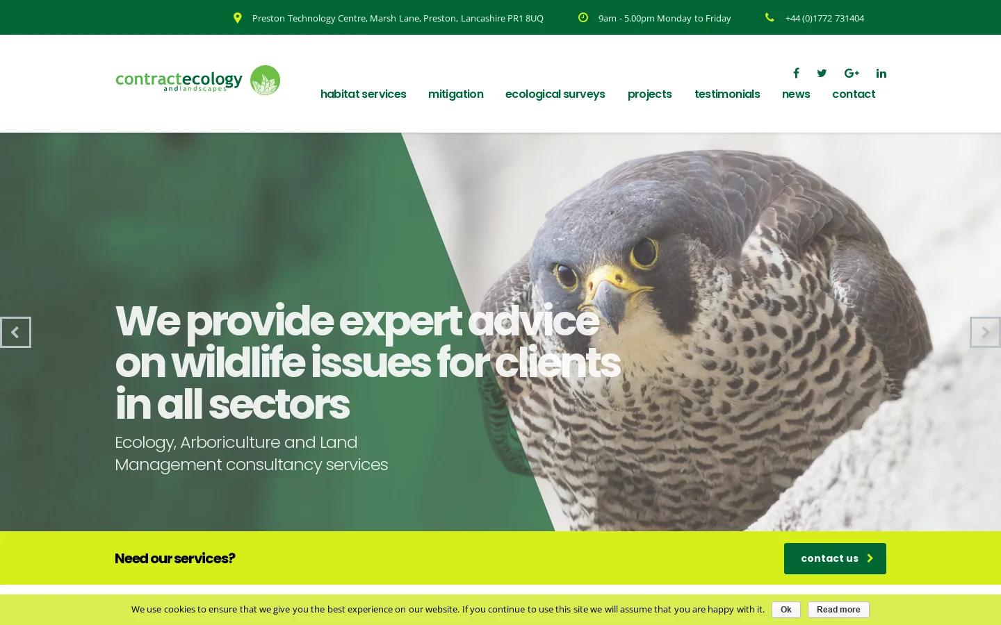 Contract Ecology Homepage screenshot