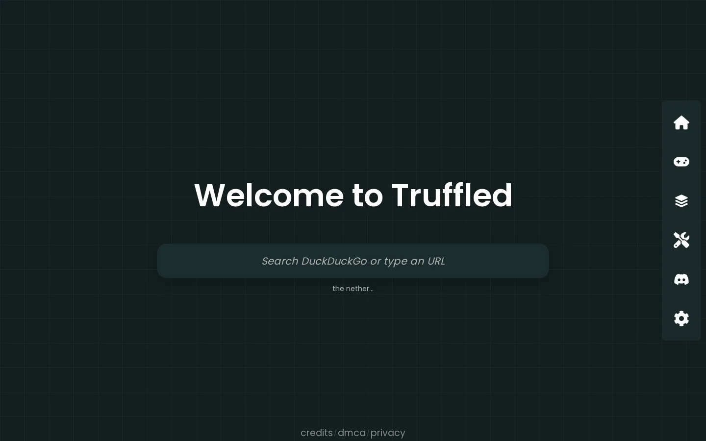 Truffled Homepage screenshot