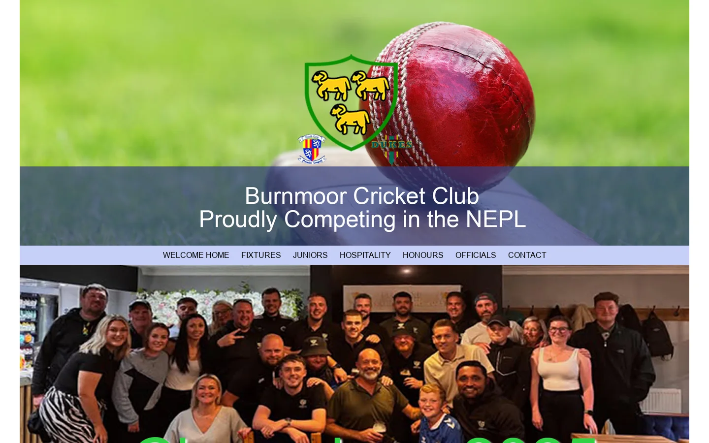 Burnmoor Cricket Club | NEPL Homepage screenshot