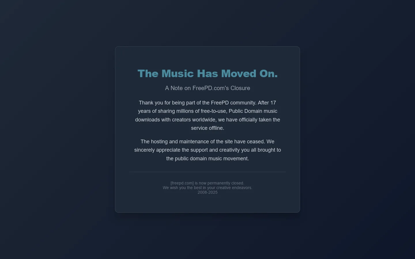 FreePD.com Homepage screenshot
