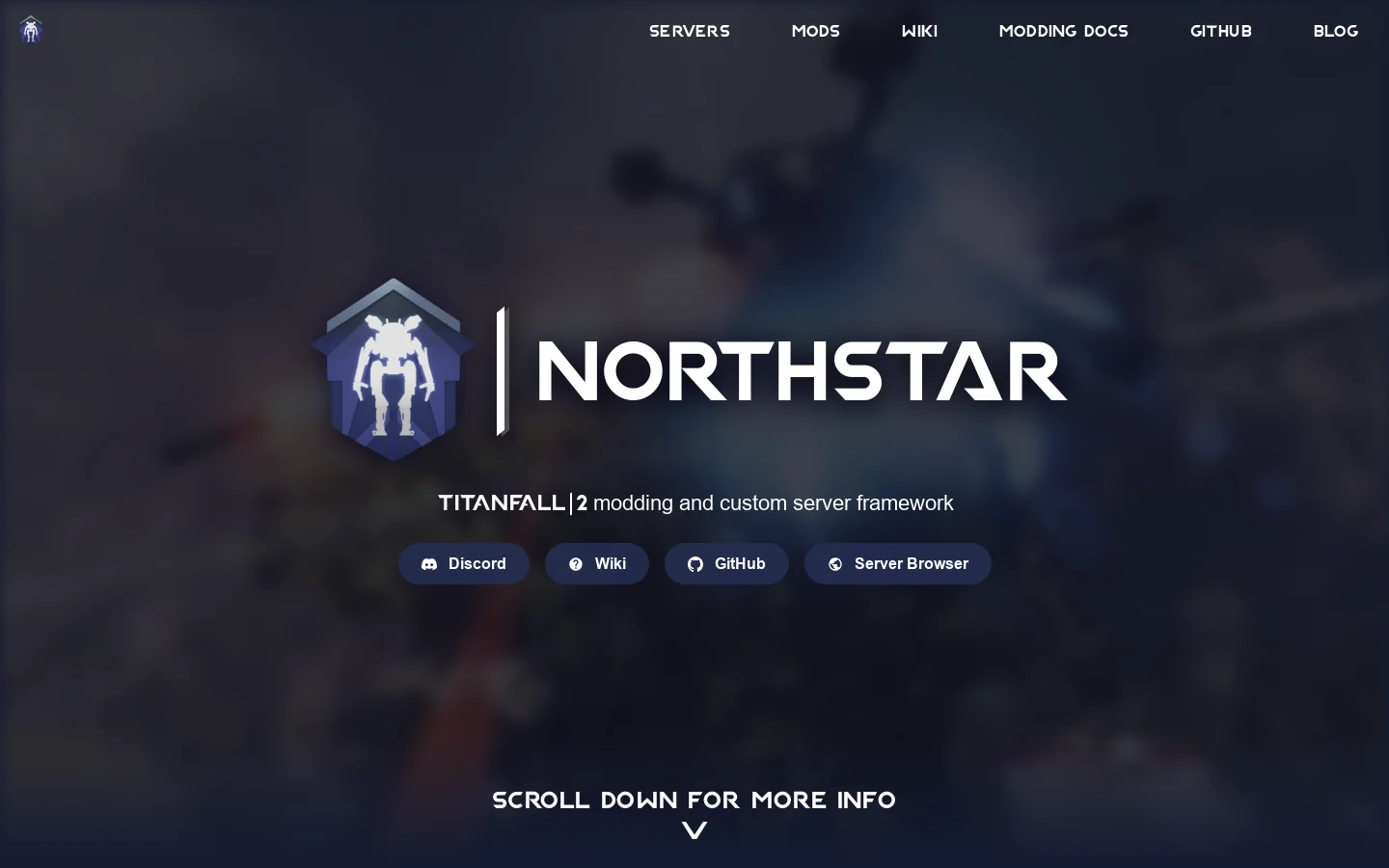 Northstar Homepage screenshot