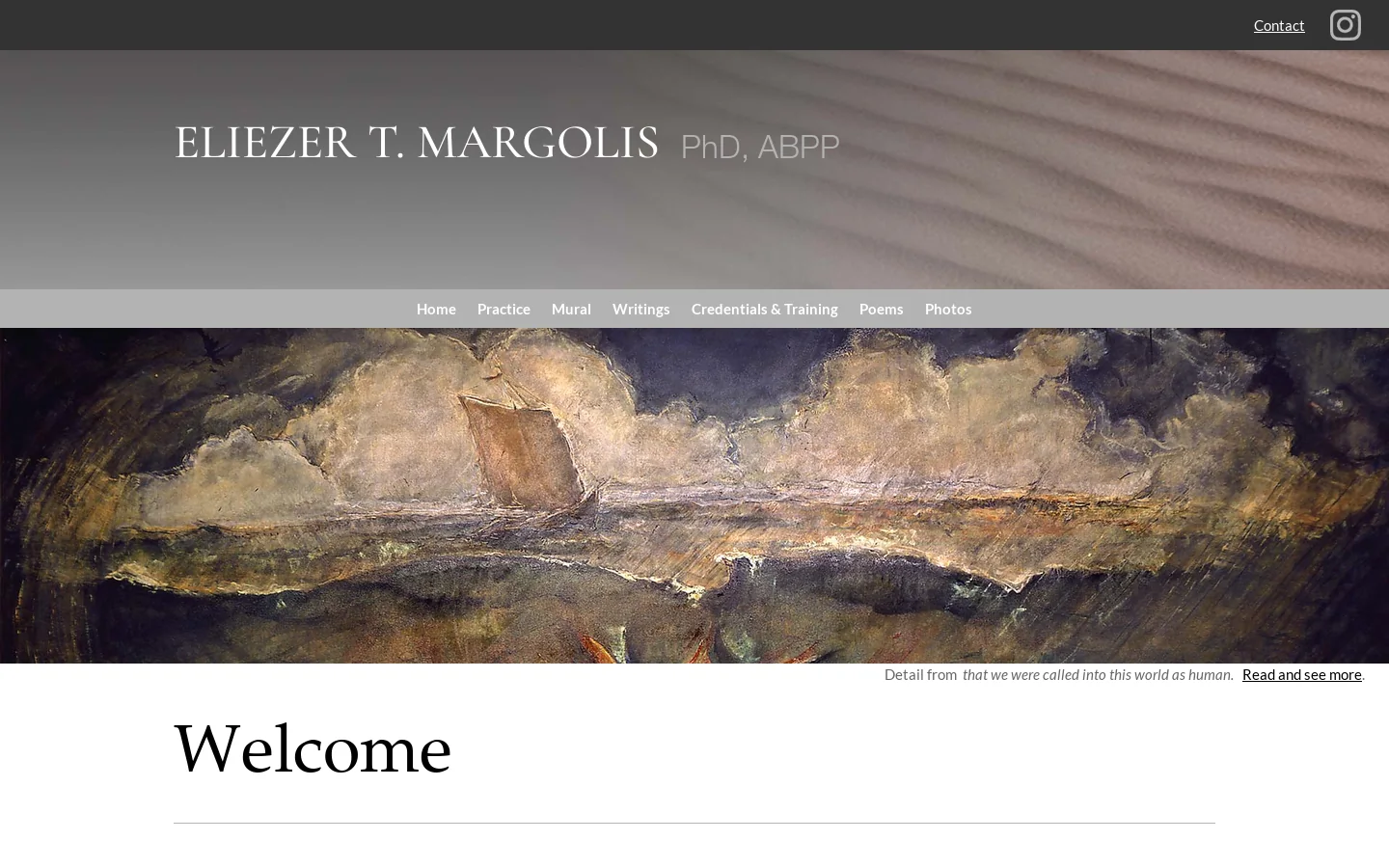 E.T. Margolis Homepage screenshot
