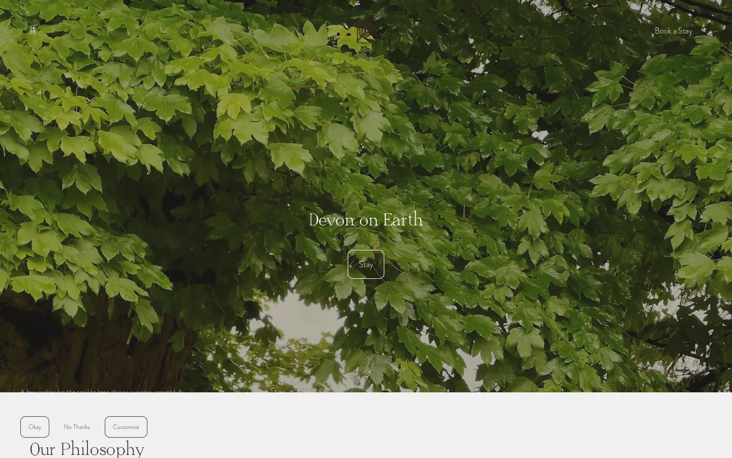 Collacott Farm Homepage screenshot