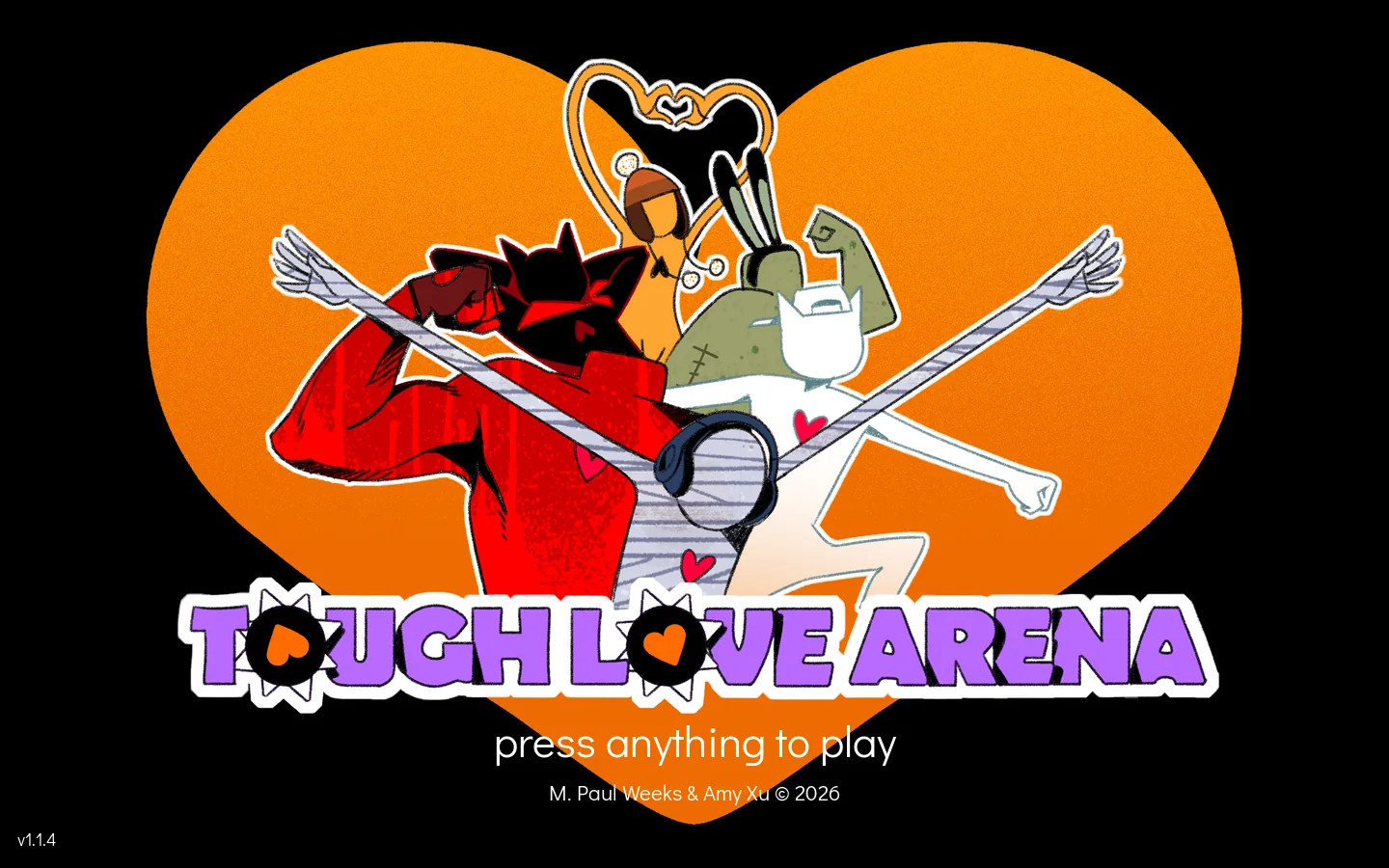 Tough Love Arena Homepage screenshot