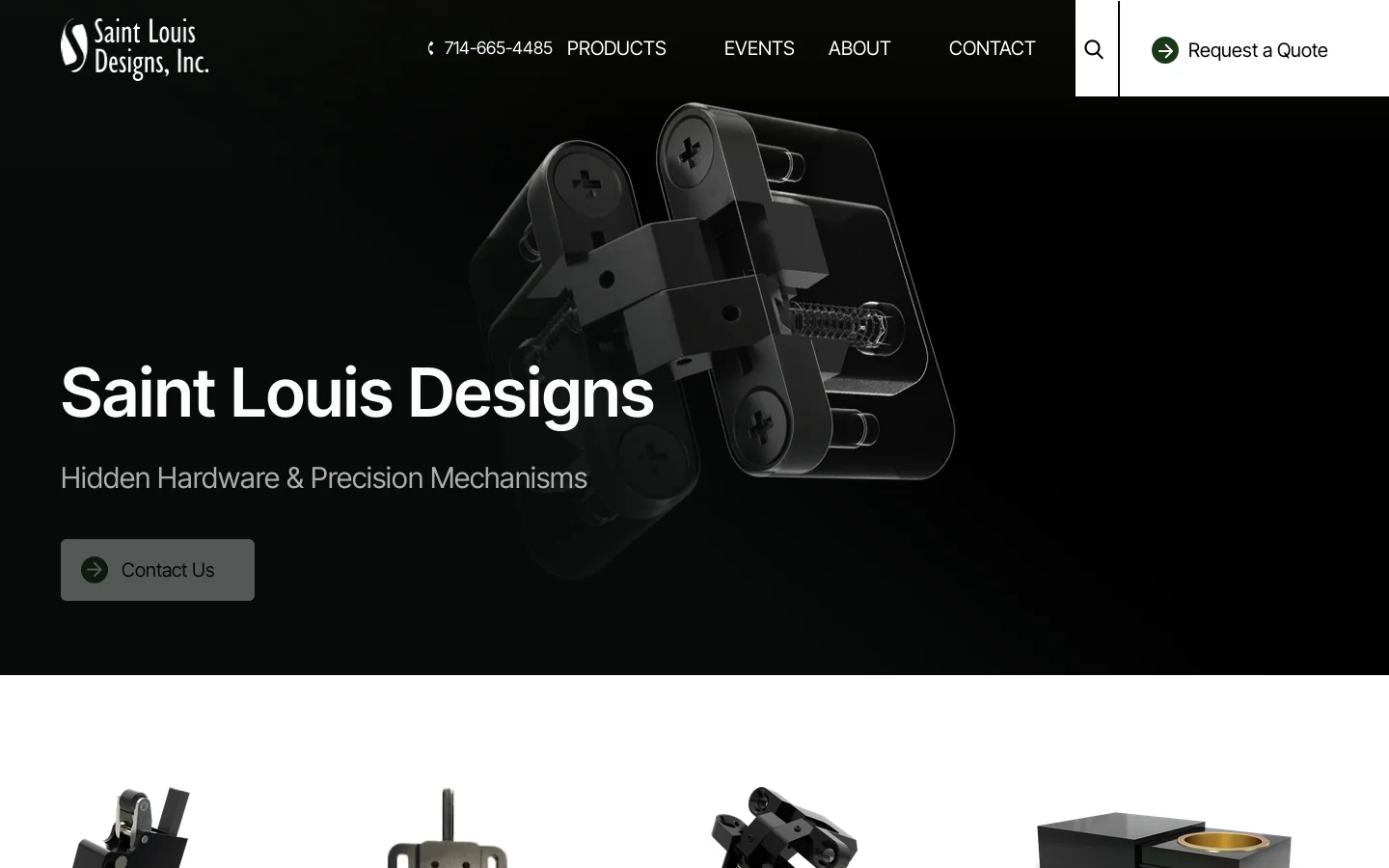 Saint Louis Designs, Inc Homepage screenshot