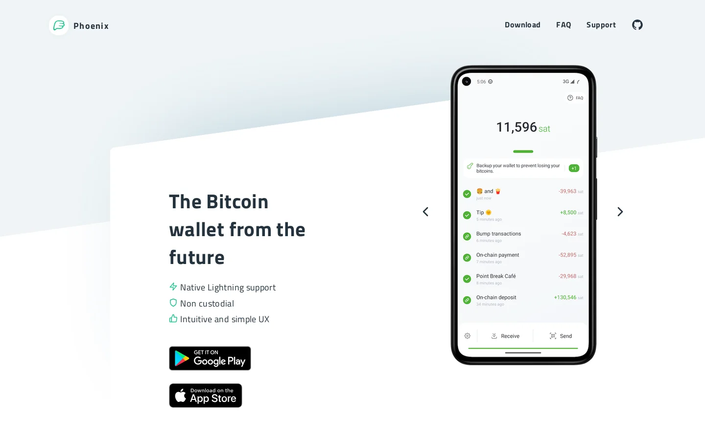 phoenix.acinq.co Homepage screenshot