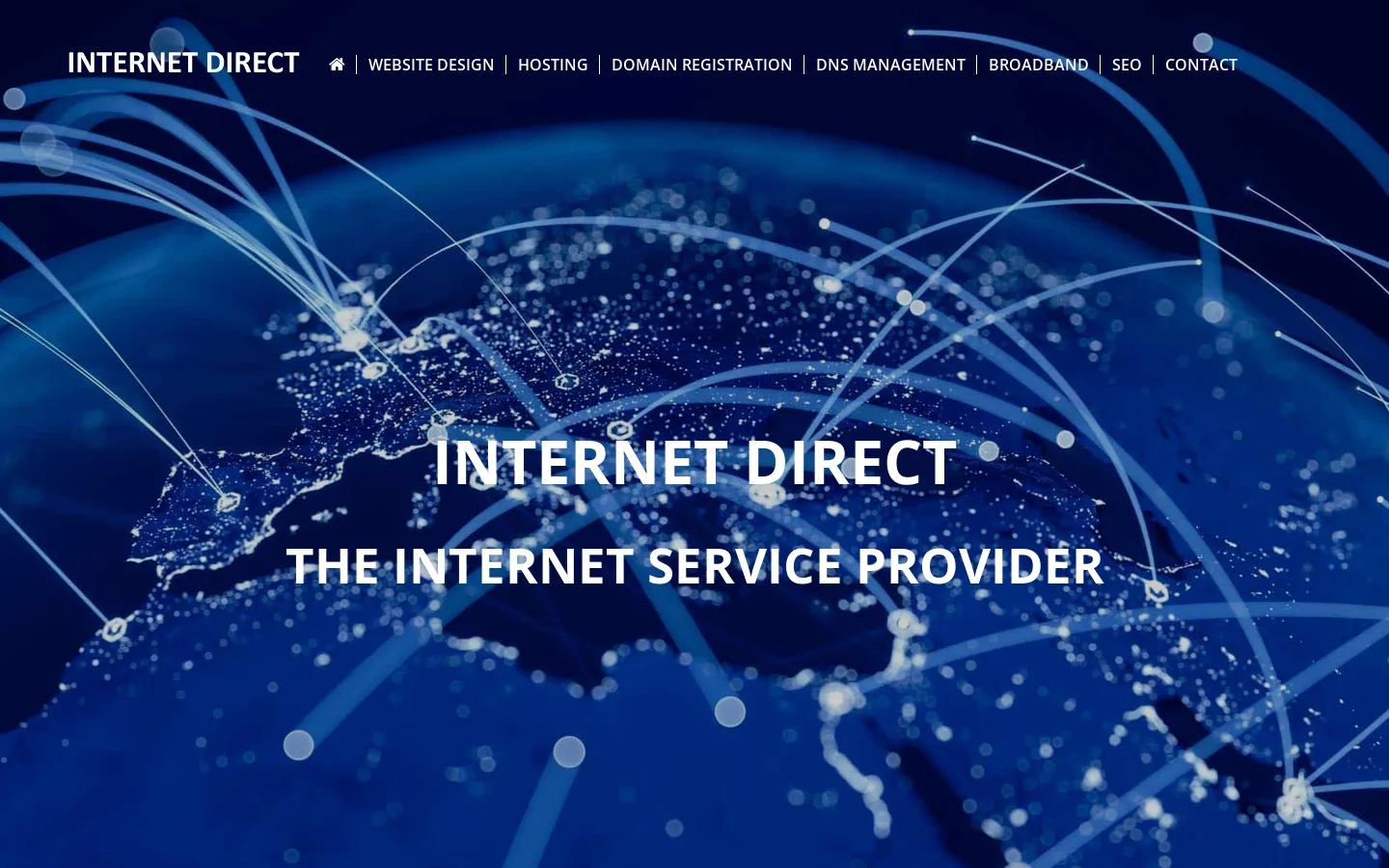 Internet Direct - The ISP Homepage screenshot