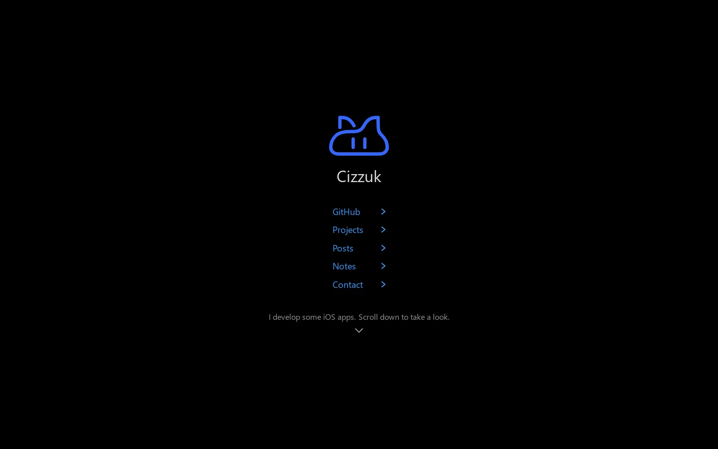 Cizzuk Homepage screenshot