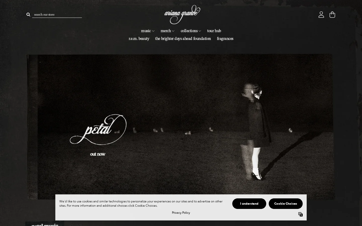 Shop Homepage screenshot