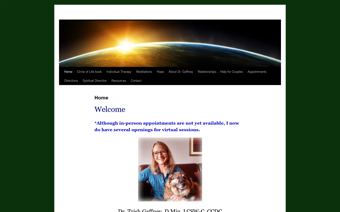 counselingctr.org Homepage screenshot