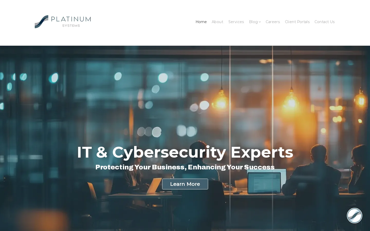 Platinum Systems Homepage screenshot
